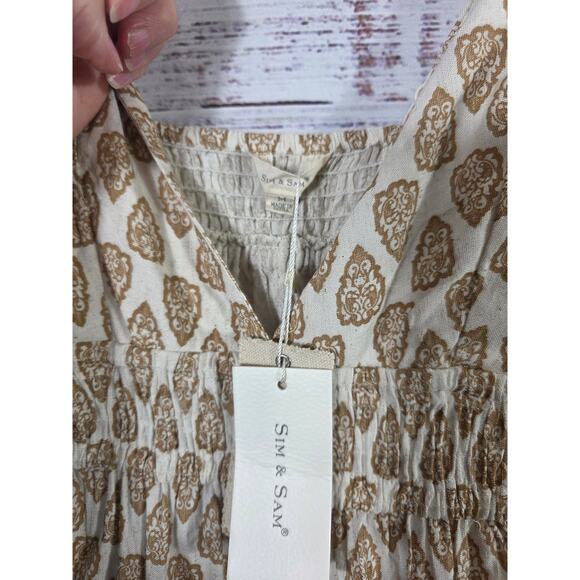 Sim & Sam women's boho sundress size medium NWT - Picture 3 of 3